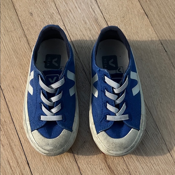 Veja Kids Sneakers in Blue and White